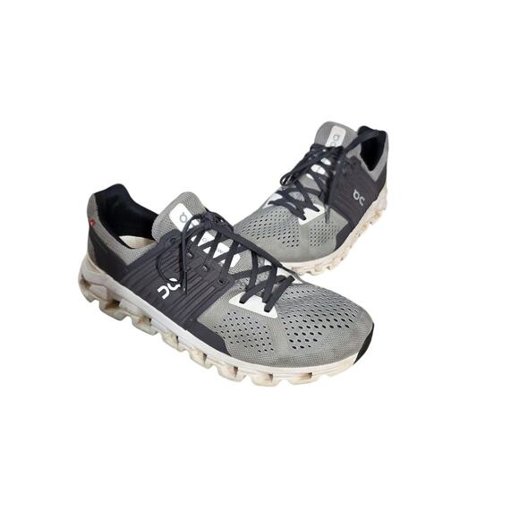 On running all day cloudswift alloy grey mens on clouds sneakers lace up 10 - Picture 1 of 8